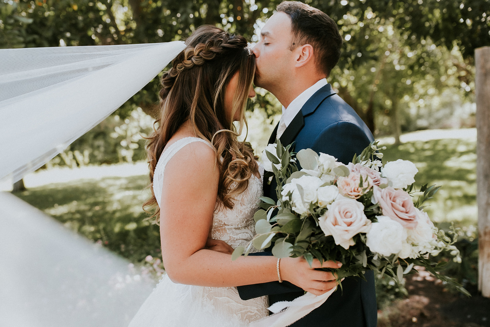 Salon Thrive bridal hair — San Diego wedding styling